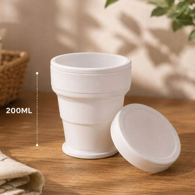 Skladací silikónový pohár 200 ml