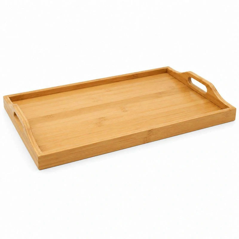 Bambusový stolík pod notebook a na raňajky