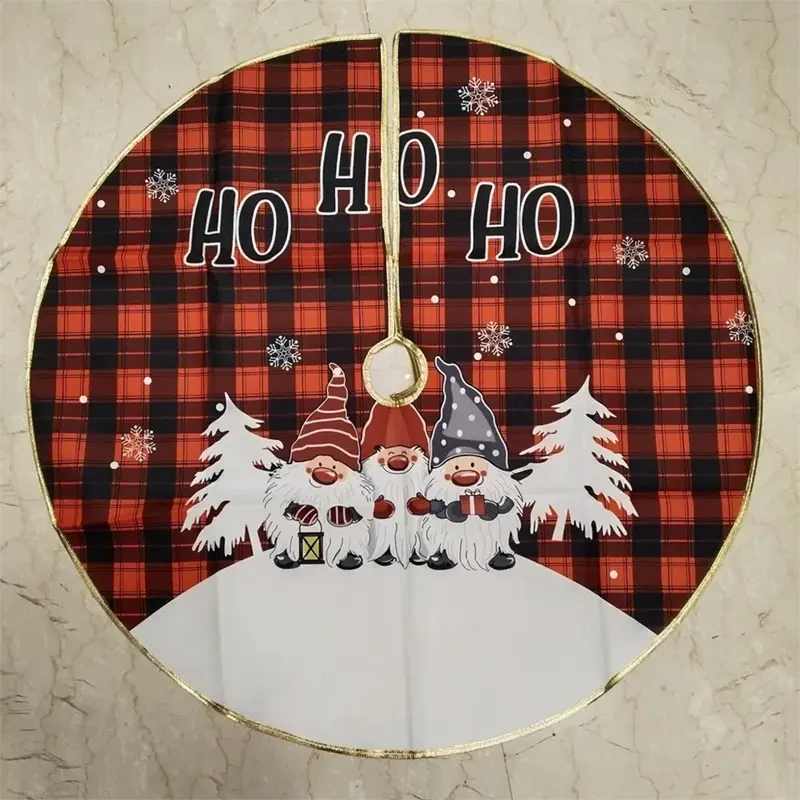 Vianočný koberček pod stromček 80 cm Ho-ho-ho