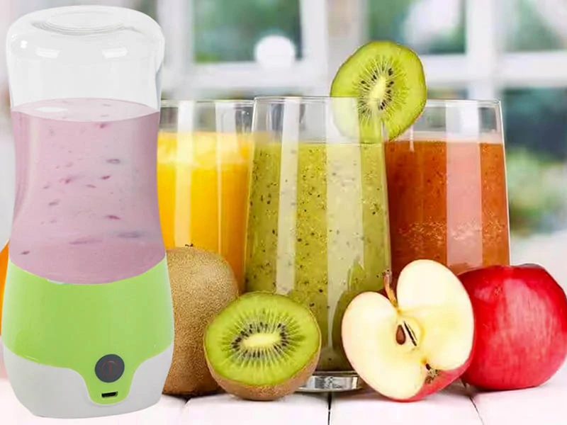 Prenosný smoothie mixér 350 ml zelený