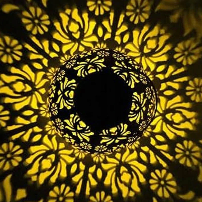Solárny LED lampión solárny čierny