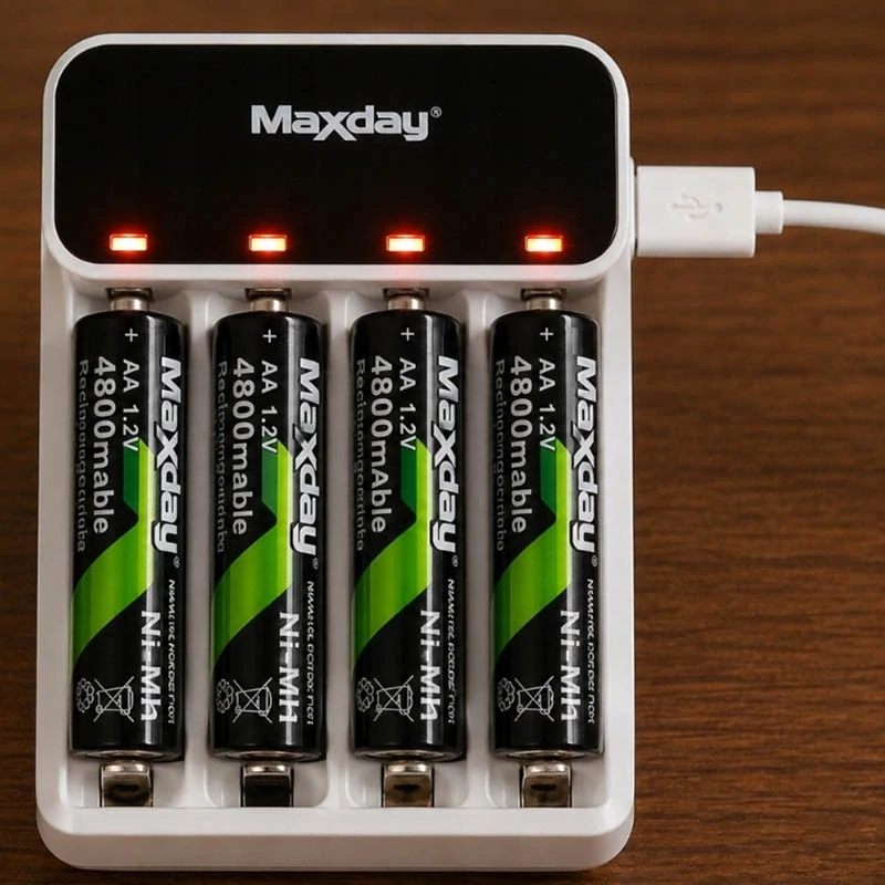 Nabíjateľné batérie AA 4800 mAh – sada 4 ks