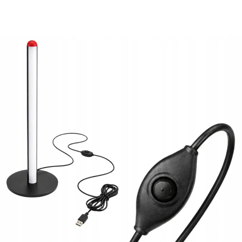Stojaca LED lampa RGB 50 cm s 3 farbami svietenia