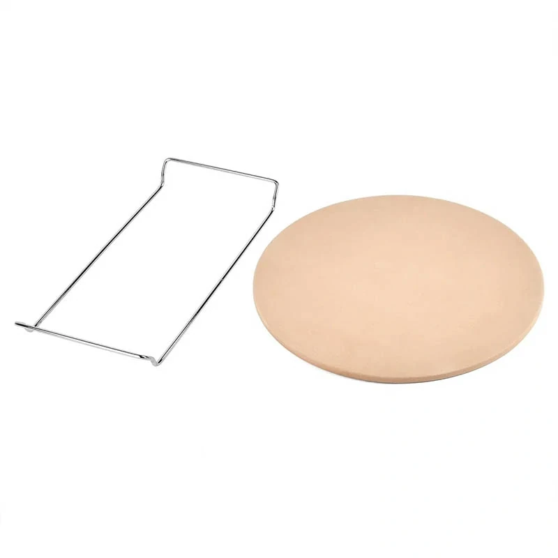 Okrúhly pizza kameň s rukoväťami 36 cm