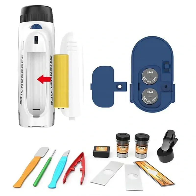 Prenosný detský mikroskop PlayJoy 60× – 120×