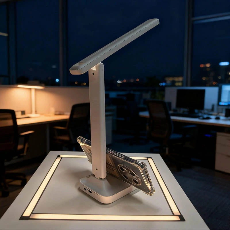 Stolová LED lampa s dotykovým ovládaním a nastaviteľným ramenom