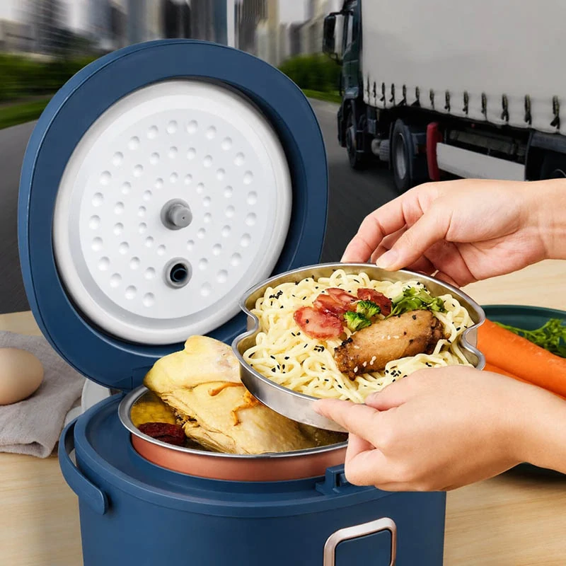 Cestovný ryžovar a multicooker do auta 12/24 V, 2 l