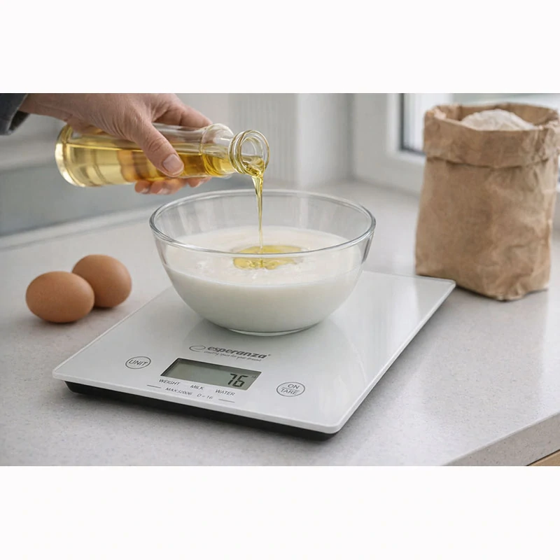Digitálna kuchynská váha Esperanza LEMON White do 5 kg
