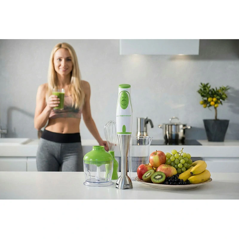 Tyčový mixér Esperanza Pesto 450 W so sekáčikom a šľahacou metličkou