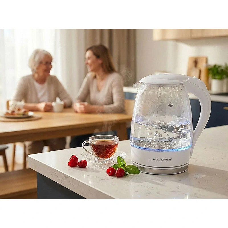Sklenená rýchlovarná kanvica Esperanza Salto Angel 1,7 L