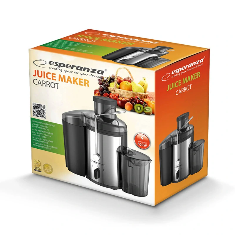 Odšťavovač Esperanza CARROT 500 W