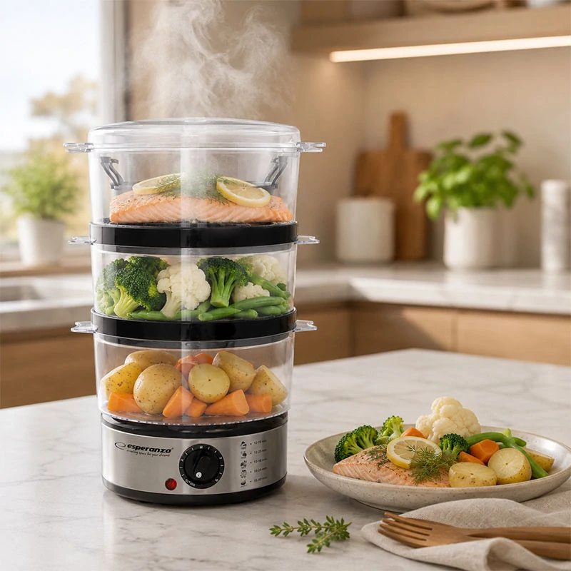 Parný hrniec Esperanza STEAM VOLCANO 7,5 L