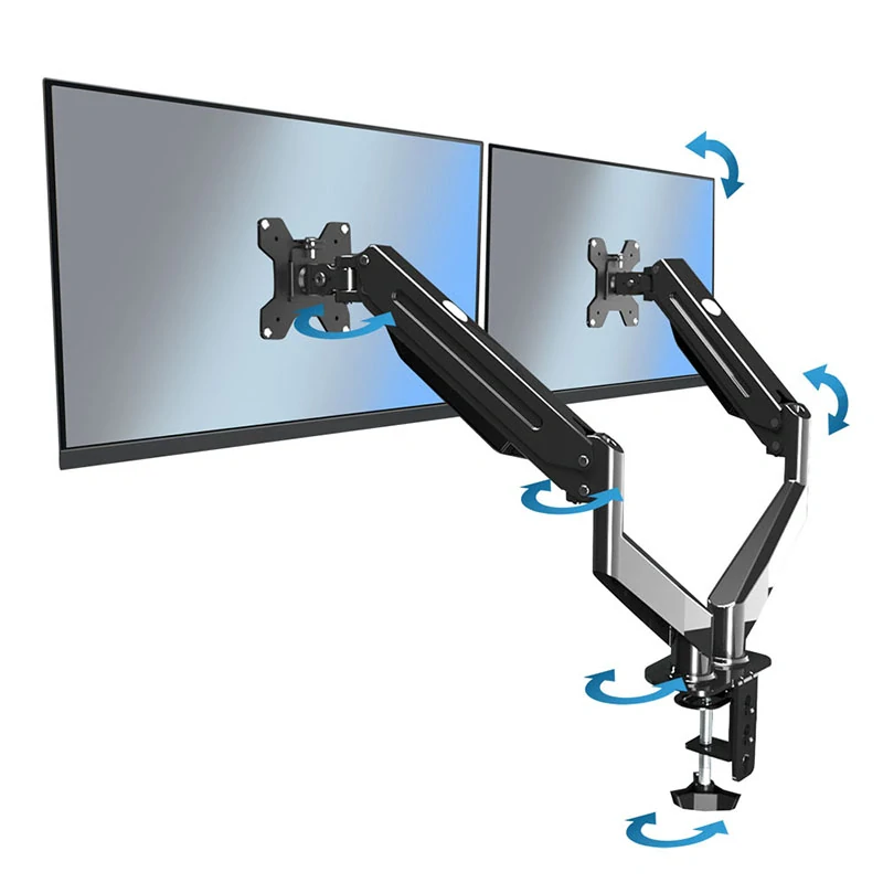 Držiak na 2 monitory Esperanza MACHE 17" – 27"