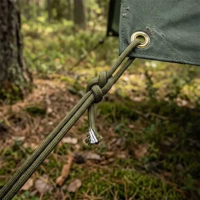 Paracord šnúra FOXTER 30 m zelená, nosnosť do 180 kg