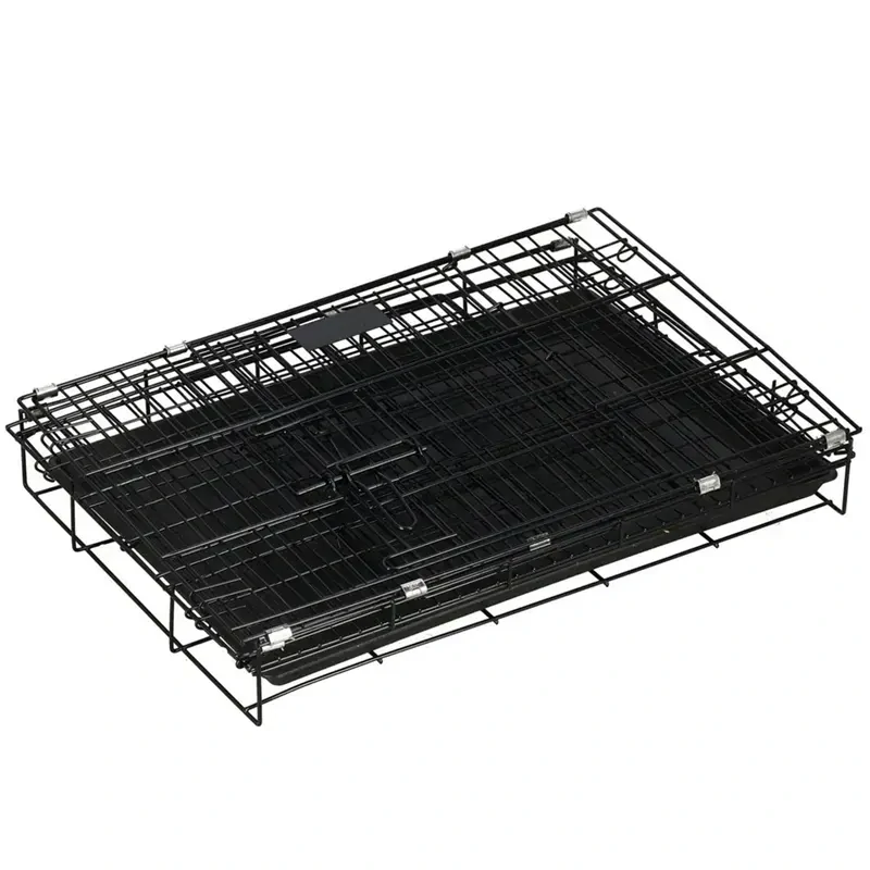Transportná kovová klietka pre psa NUXIE PREMIUM veľkosť M 77 x 48 x 57 cm