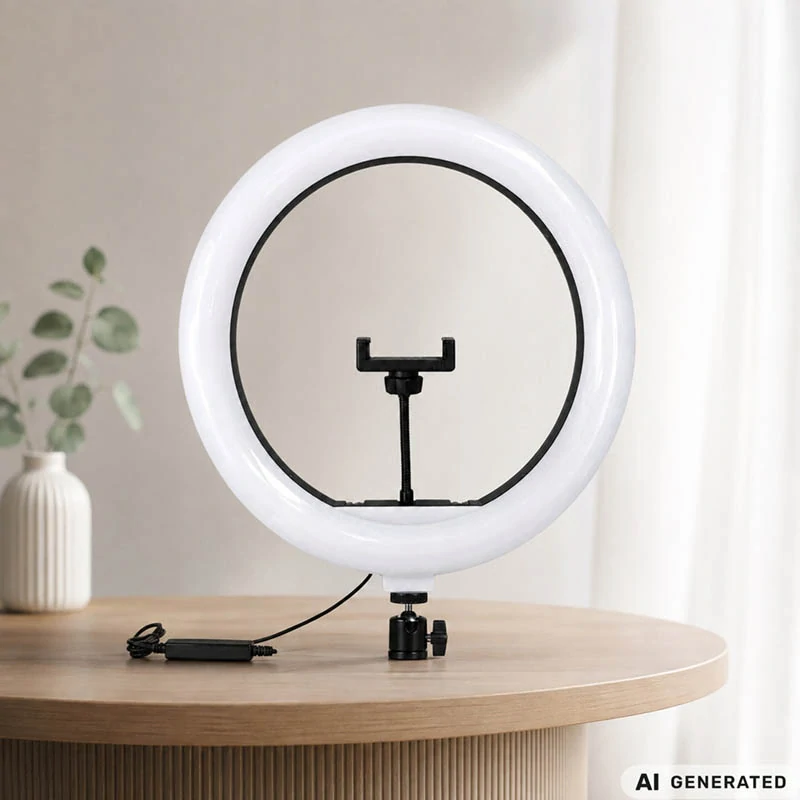 LED kruhová lampa Ring Light 35 cm s držiakom na telefón