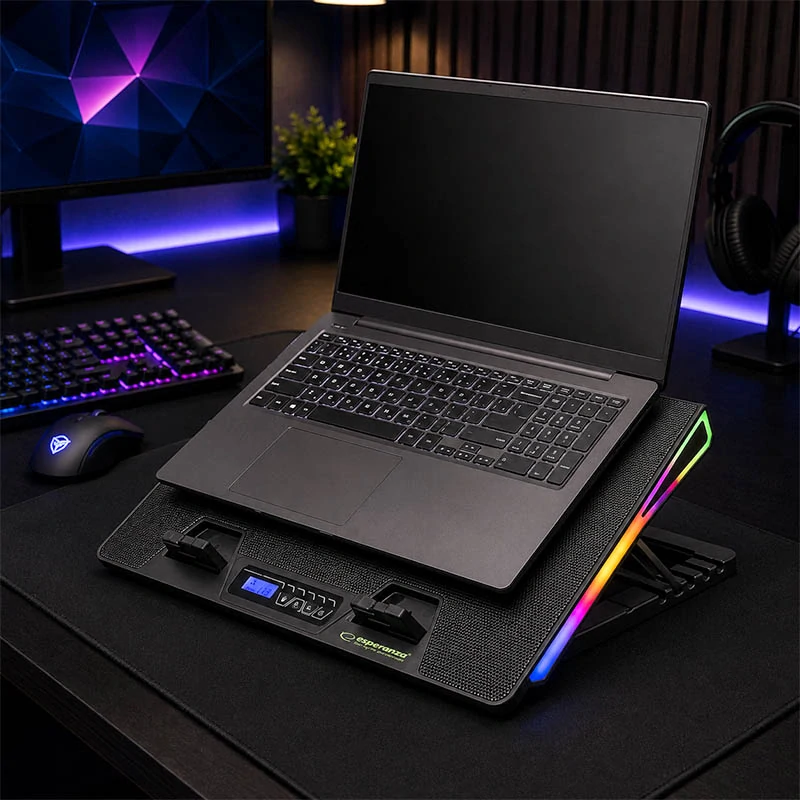 Chladiaca podložka pod notebook Esperanza ALIZE RGB