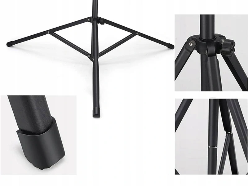 Notový stojan s puzdrom a nastaviteľnou výškou 70 – 132 cm
