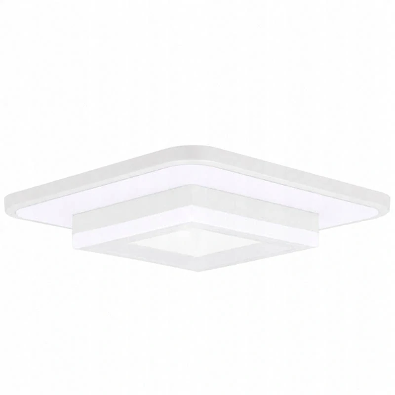 Stropné LED svietidlo biele 20 W 24 x 24 cm studená biela