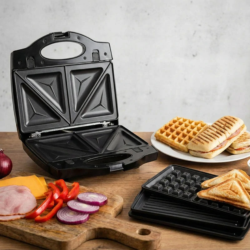 Sendvičovač 3 v 1 Esperanza MUFFULETTA 700 W