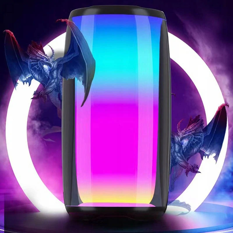 Prenosný Bluetooth reproduktor s RGB osvetlením, FM rádiom, USB a microSD