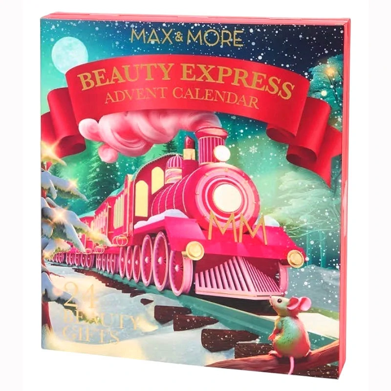 Max&More Beauty Express adventný kalendár 2025 – 24 kozmetických prekvapení