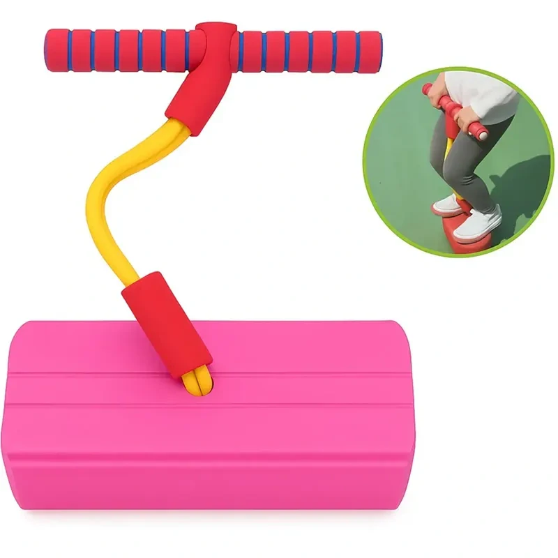 Detské penové pogo skákadlo do 70 kg ružové