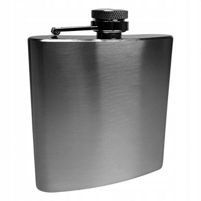 Ploskačka nerezová strieborná 180 ml