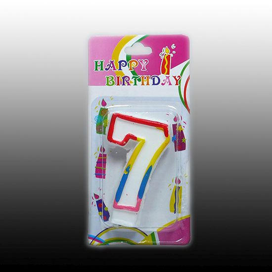 Sviečka narodeninová číslo