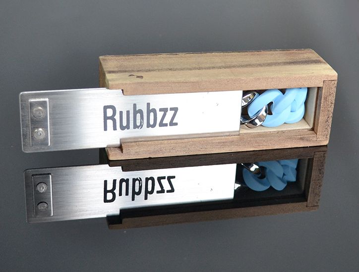 Náramok RUBBZZ SKY BLUE & SILVER