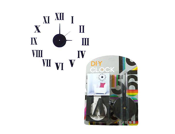 Nalepovacie 3D hodiny na stenu III.