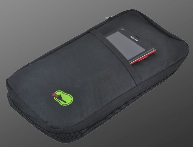 Organizér na dokumenty čierny