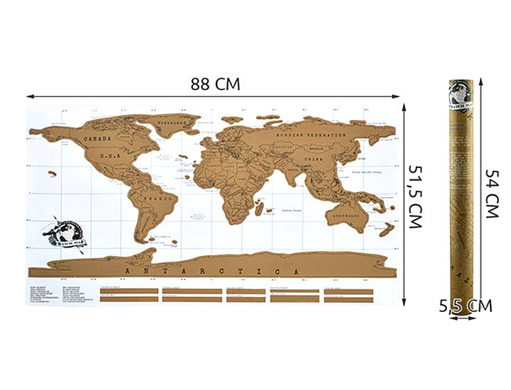 Stieracia mapa sveta I.