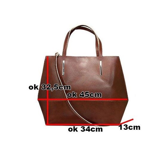 Kabelka kožená Rovicky TWR-45 Brown