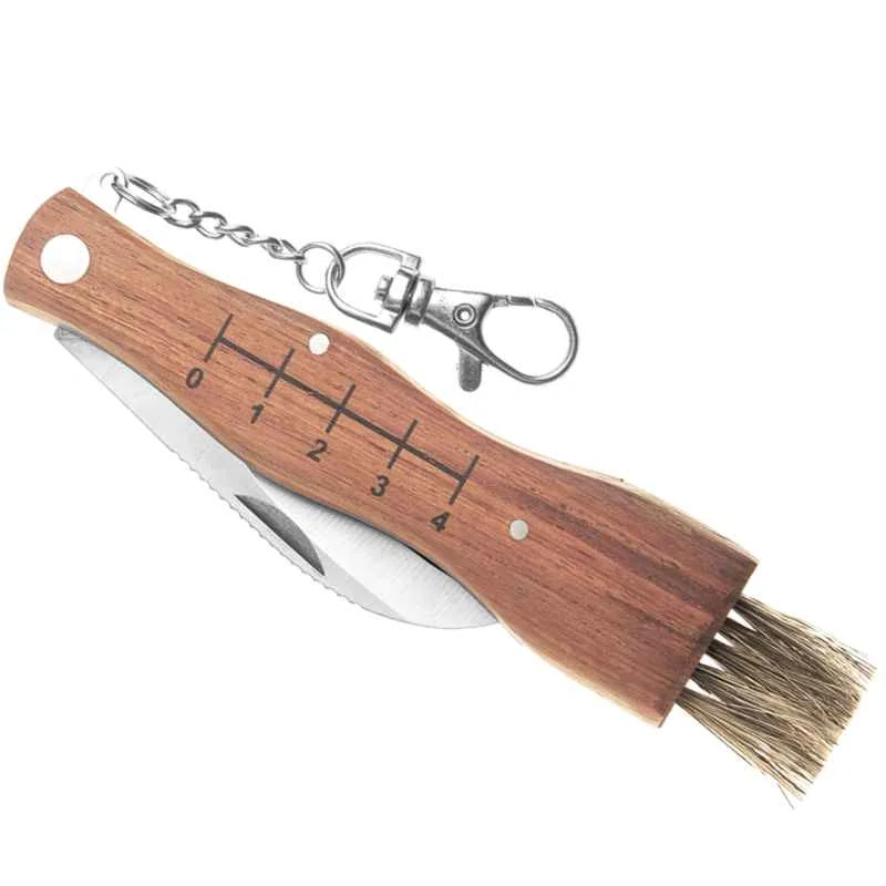 Adventure - Hubársky skladací nôž s mierkou a kefkou 