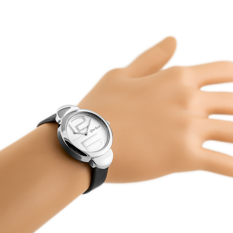 Náramkové hodinky GINO ROSSI - 8311A silver/black