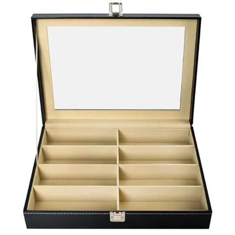 Organizér na okuliare 8 ks čierny