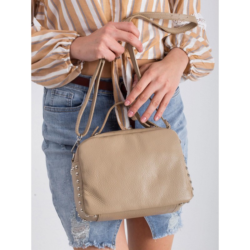 Kabelka kožená Rovicky TWR-75 beige