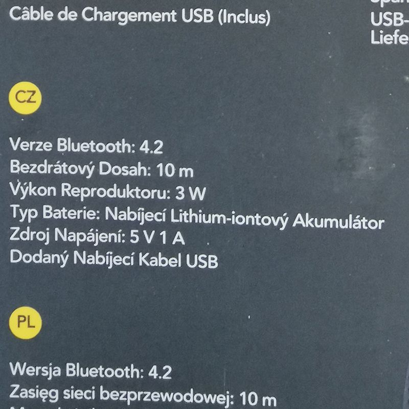 Reproduktor okrúhly bluetooth IPX4 - House of technology