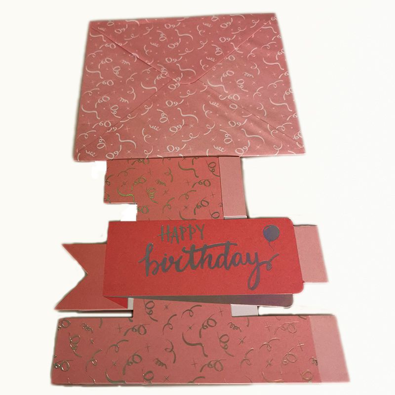 3D karta Happy birthday 1