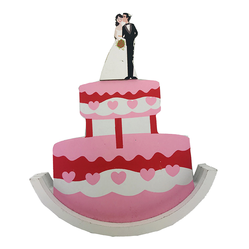 Svadobná dekorácia ružovo-biela 