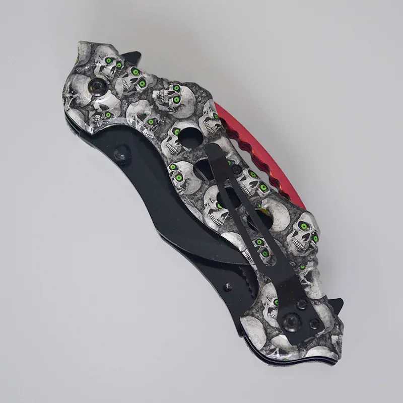 Nôž KARAMBIT Skull double