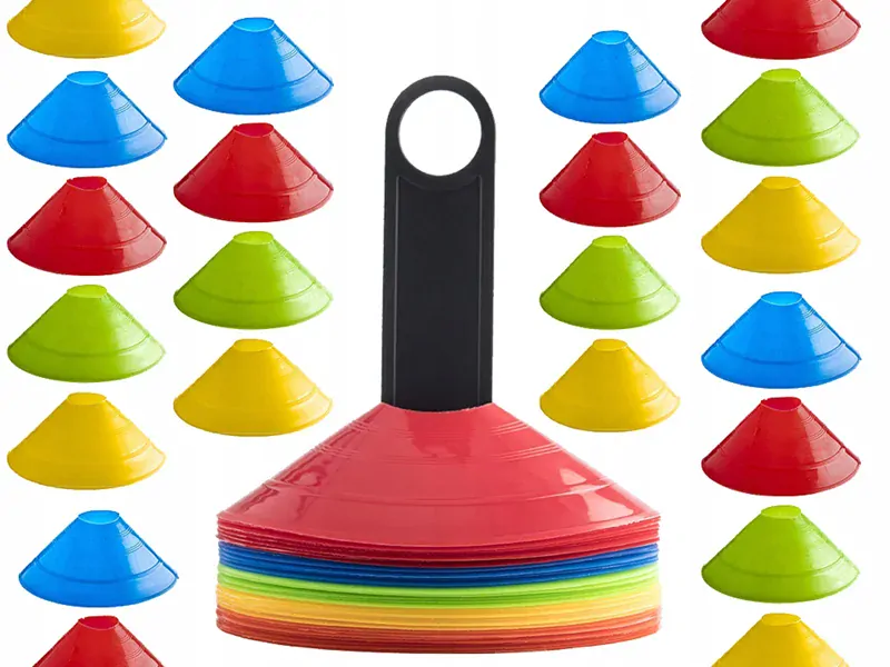 Tréningové kužele – sada 50 ks so stojanom