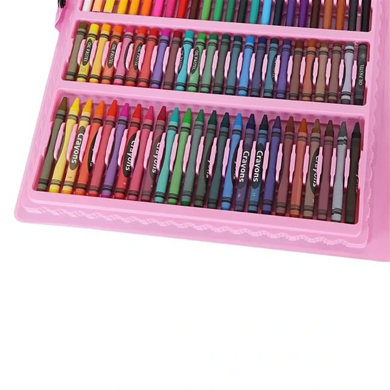 Sada na kreslenie a maľovanie 168ks ružová