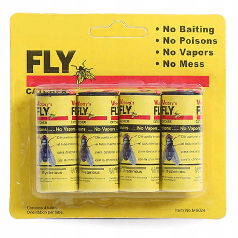 Lepová páska na muchy – 4 ks