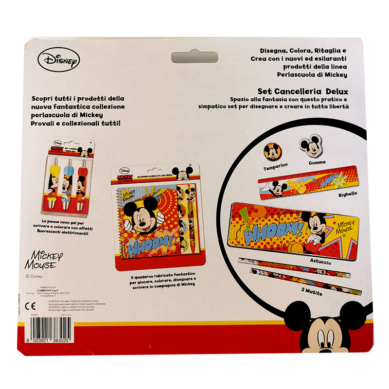 Mickey Mouse Školská sada 6 elementov