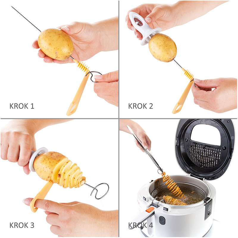 Špirálový krájač zemiakov