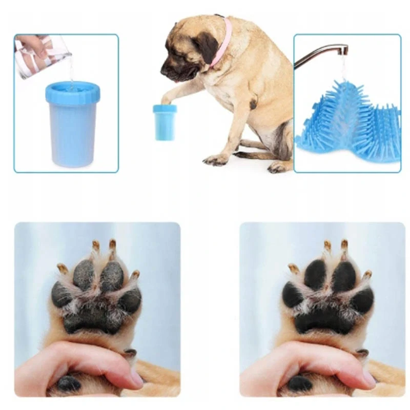 Silikónová čistička na psie labky