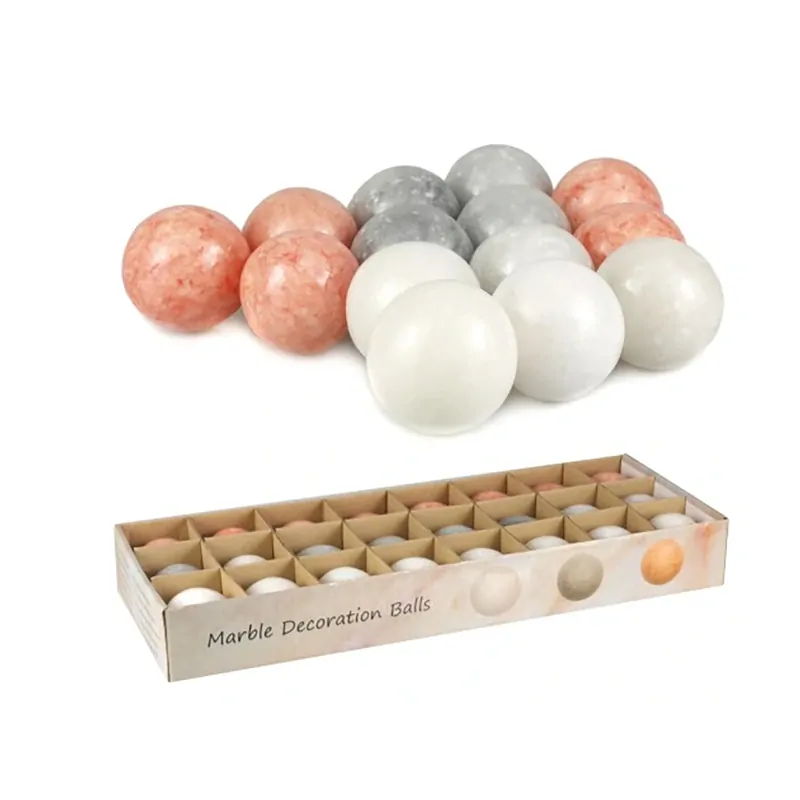 Dekoračná mramorová guľa 1ks