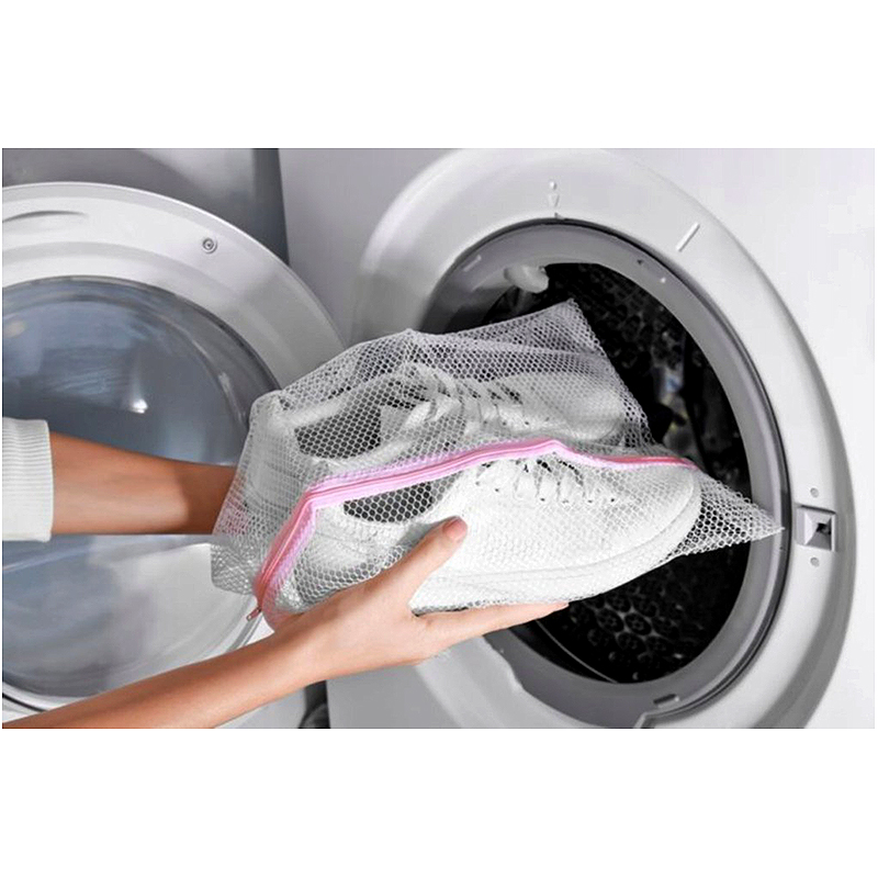 Sieťkované vrecko na bielizeň na zips 50 x 60 cm